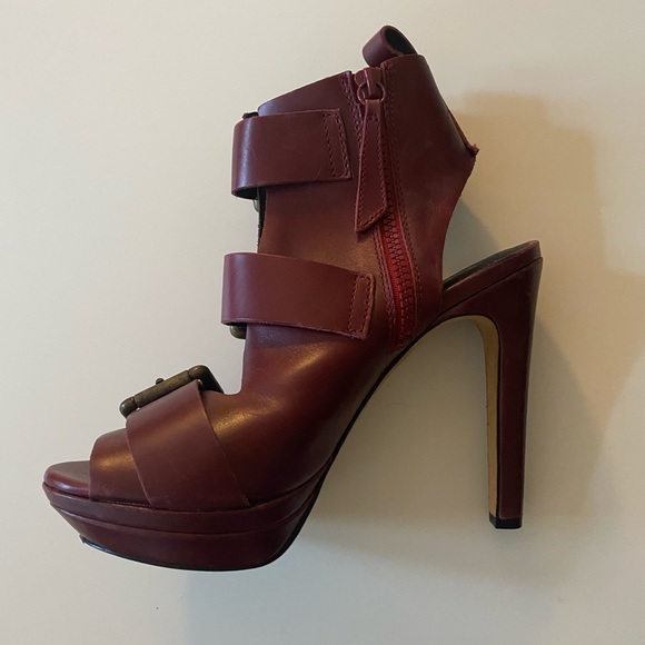 Diesel Melrose Riley Platform Heel Shoe Leather - Picture 2 of 8